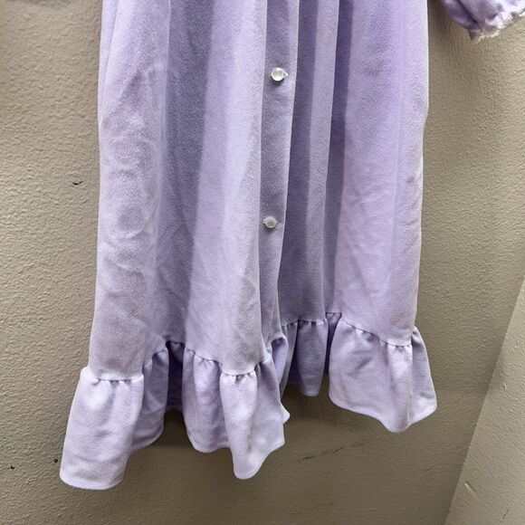 VTG IC Isaac Carrico 90s Cottagecore Prairie Fleece Flannel Nightgown Floral 5T - Picture 3 of 6